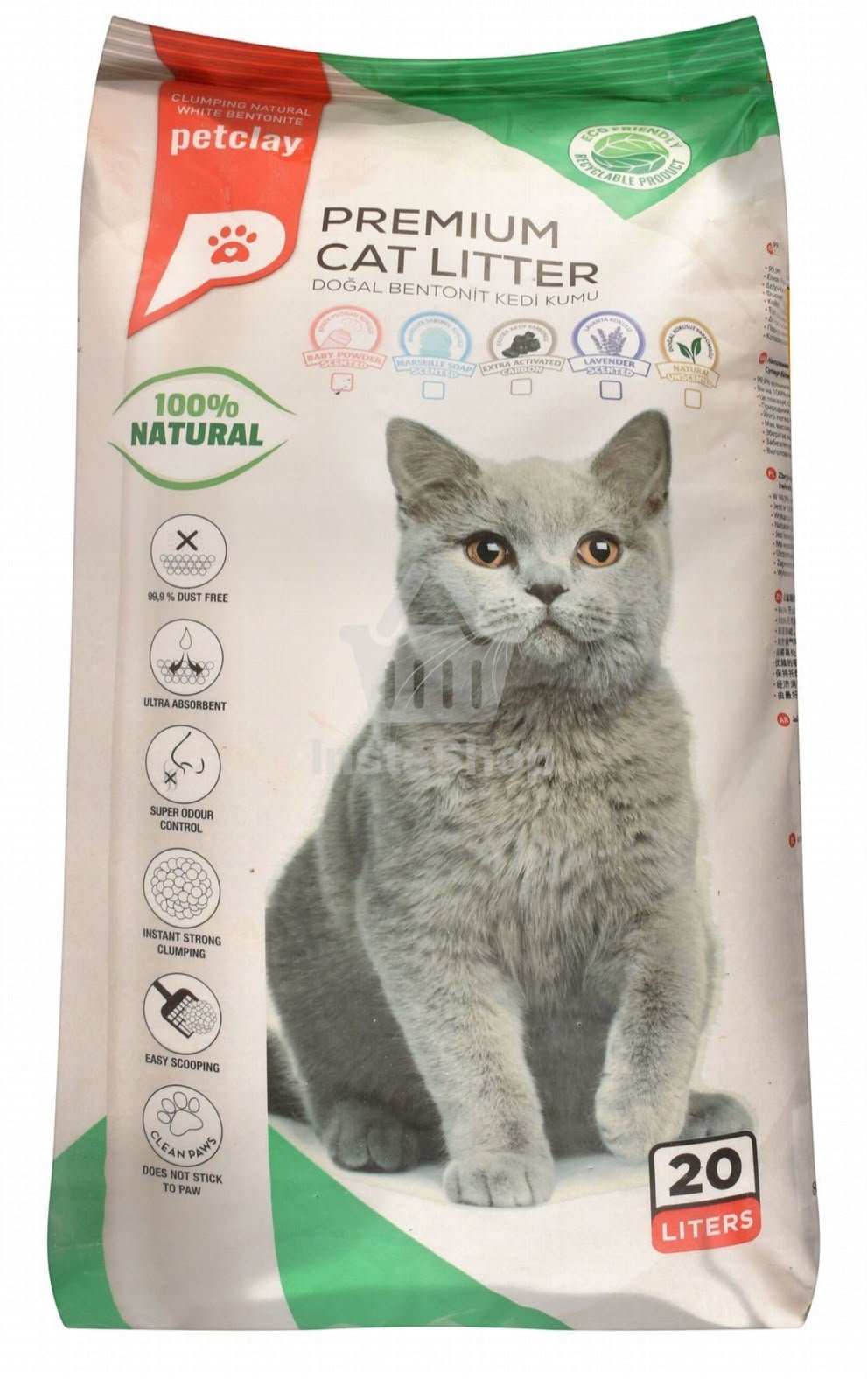 Petclay Clumping Cat Litter Baby Powder Scent Petclay Clumping Cat Litter Baby Powder Scent