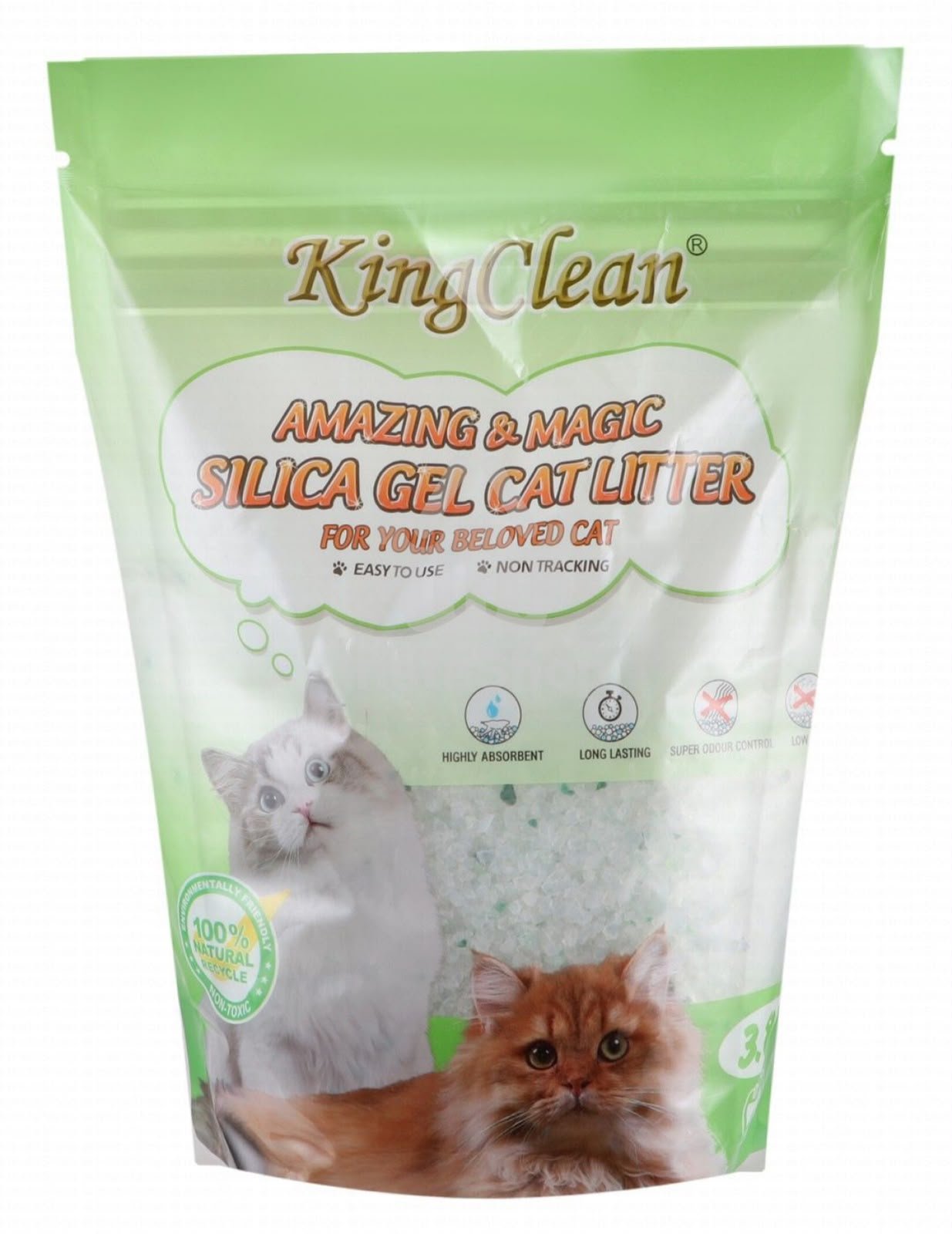 whatsapp image 2026 09 29 at 9.59.48 am (2) King Clean Amazing & Magic Eco-Friendly Silica Gel Cat Litter Apple Scent | 3.8 L9.59.48 am (2)