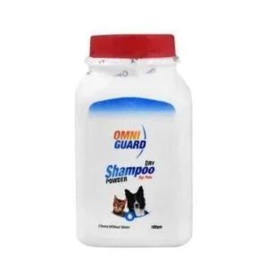 Fresh pet, no full bath needed! 🐶🐱✨ Omni Guard Dry Pet Shampoo Powder – available in different scents at MiniPets.store.