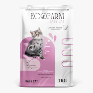 A delicious start for growing kittens! 🐱🍗 Ecofarm Dry Food with Chicken – everyday nutrition for your little companion, available at MiniPets.store.