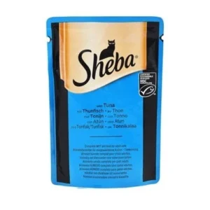 sheba cat sheba wet food with tuna for adult cats 85 gr 1223807002